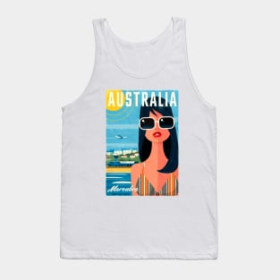 Maroubra Travel Poster Tank Top